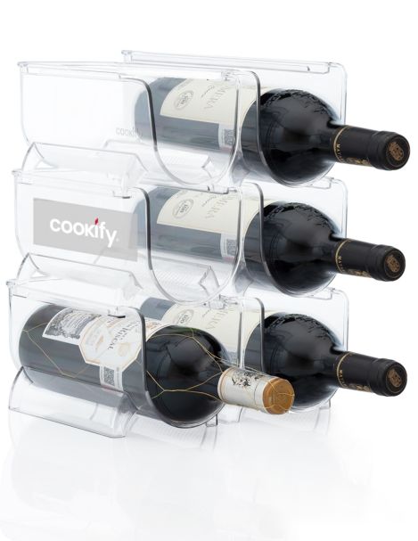 Set de 6 Organizadores Apilables para Botellas