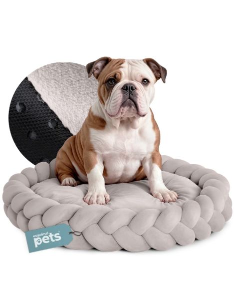 Cama redonda diseño Trenzado para Mascota 