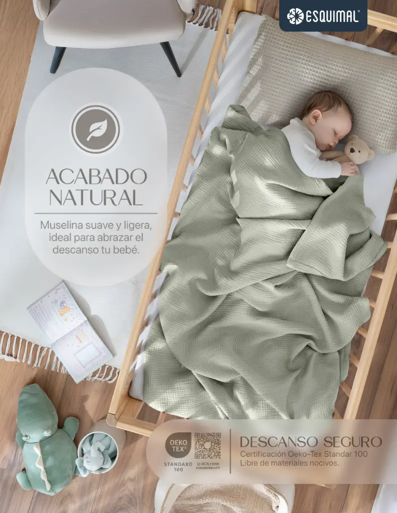 Esquimal-Manta-Muselina-Algodon-Verde-05.webp