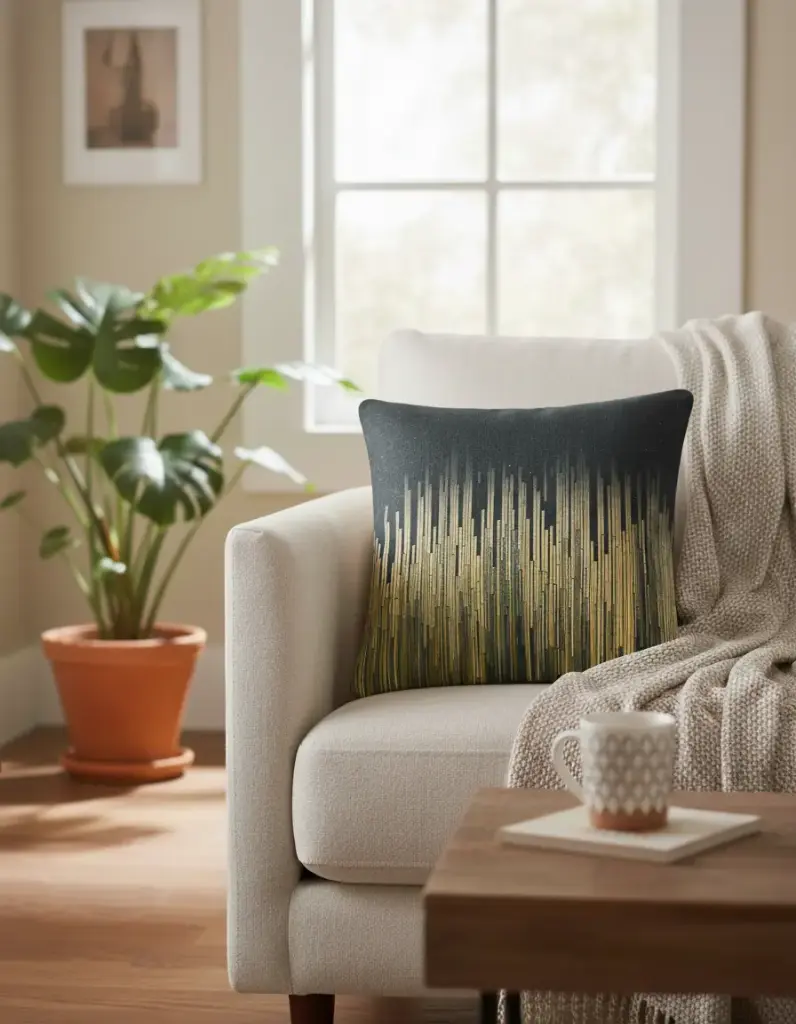 COJÍN ESTAMPADO NIRVANA