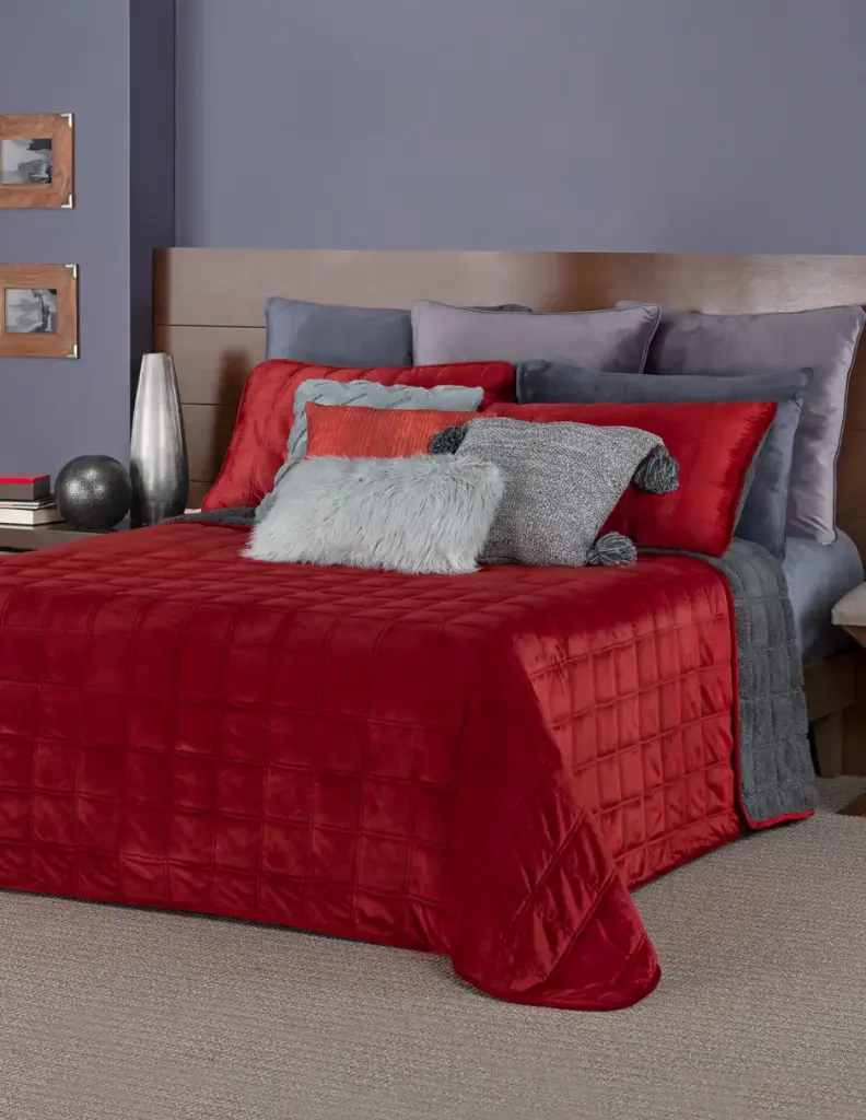 EDREDÓN LUXUS VELVET ESCARLATA