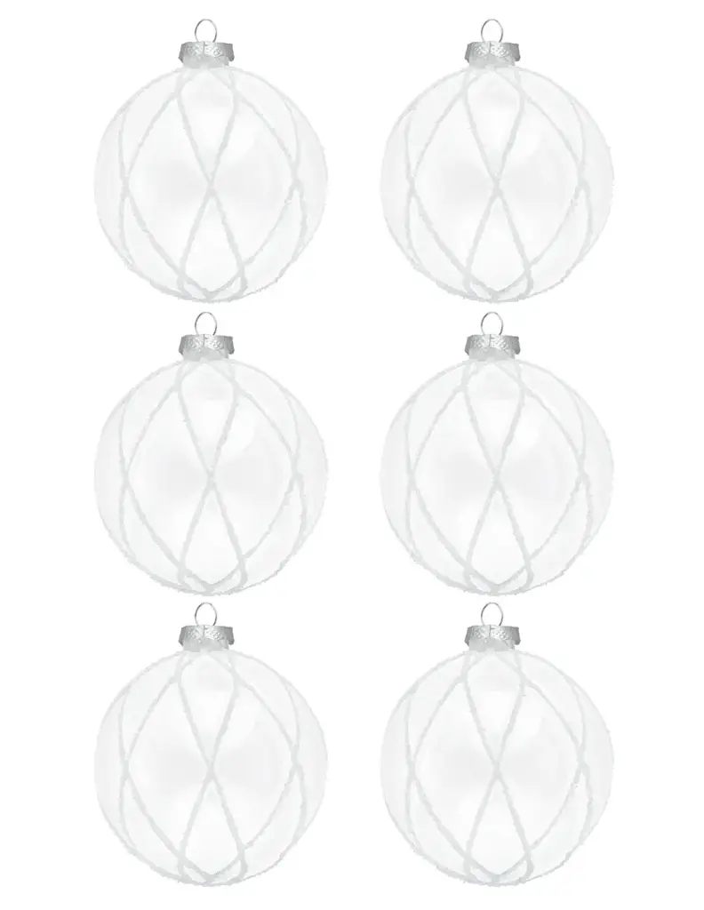 ESFERAS DE CRISTAL ARLEQUIN 6 PIEZAS