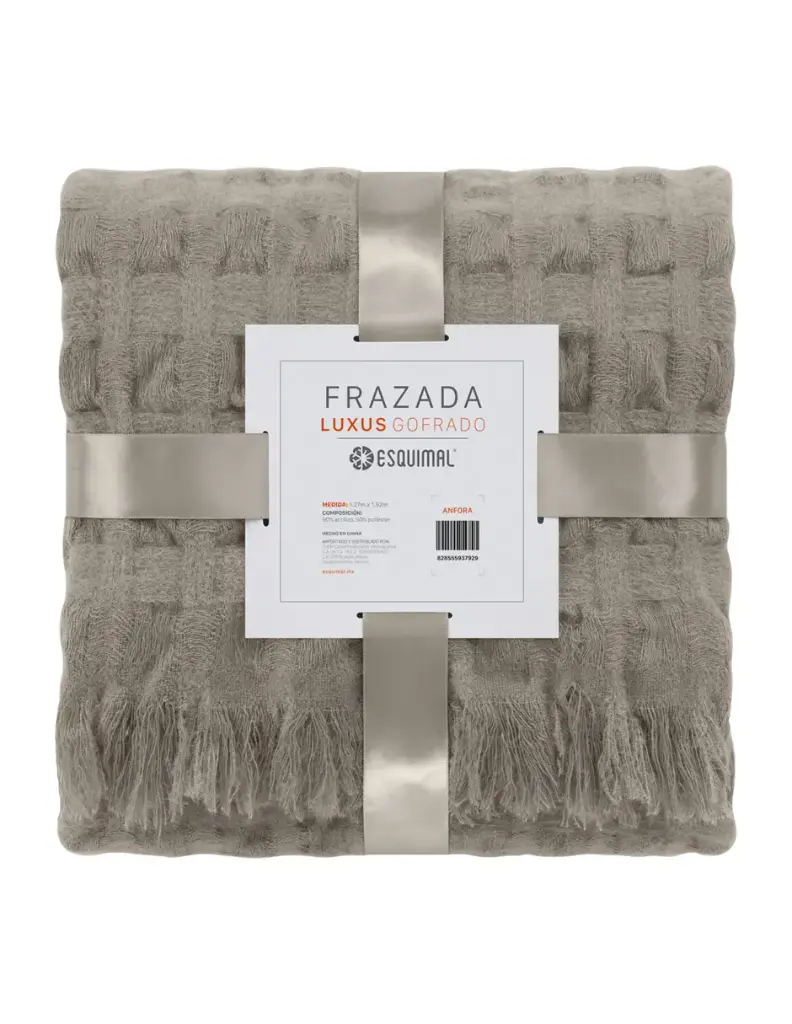 FRAZADA LUXUS GOFRADO SUAVE