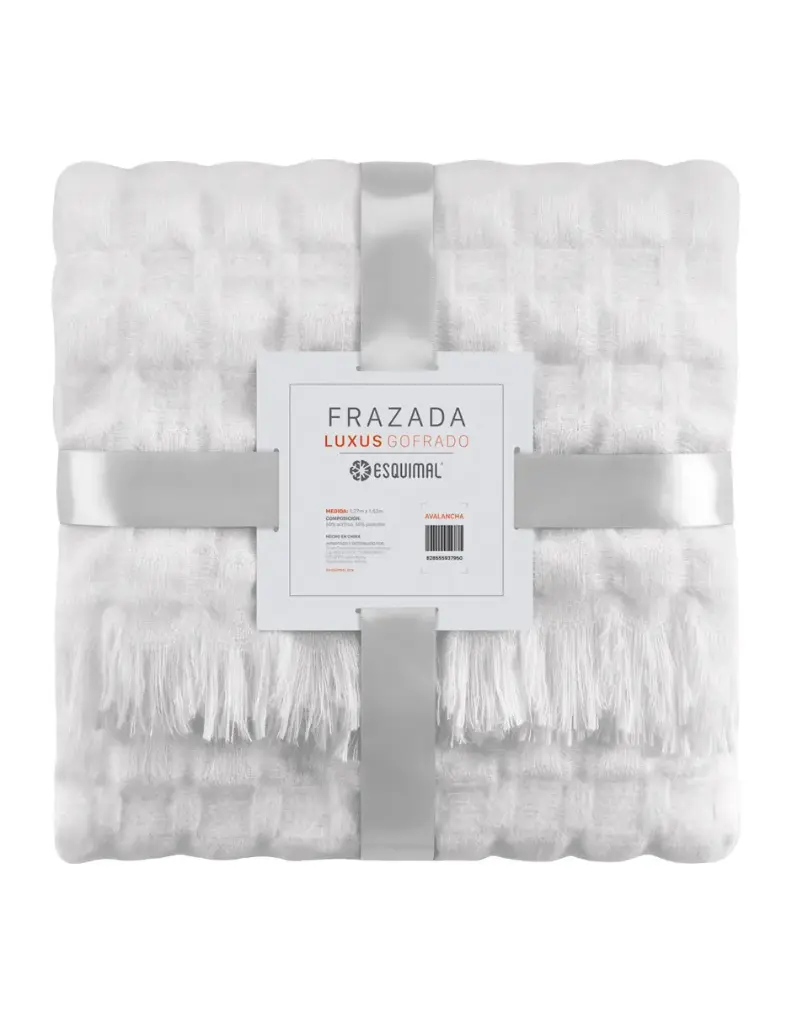 FRAZADA LUXUS GOFRADO SUAVE