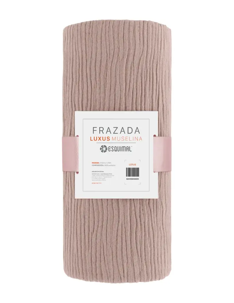 FRAZADA LUXUS MUSELINA