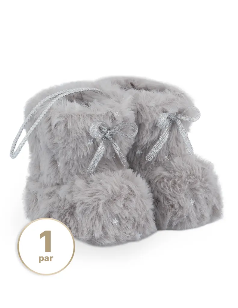 ADORNOS BOTITAS AFELPADAS 2 PIEZAS