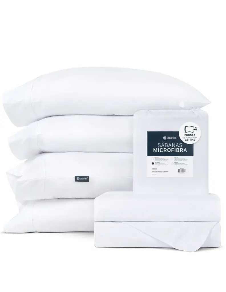 SABANA MICROFIBRA + FUNDAS