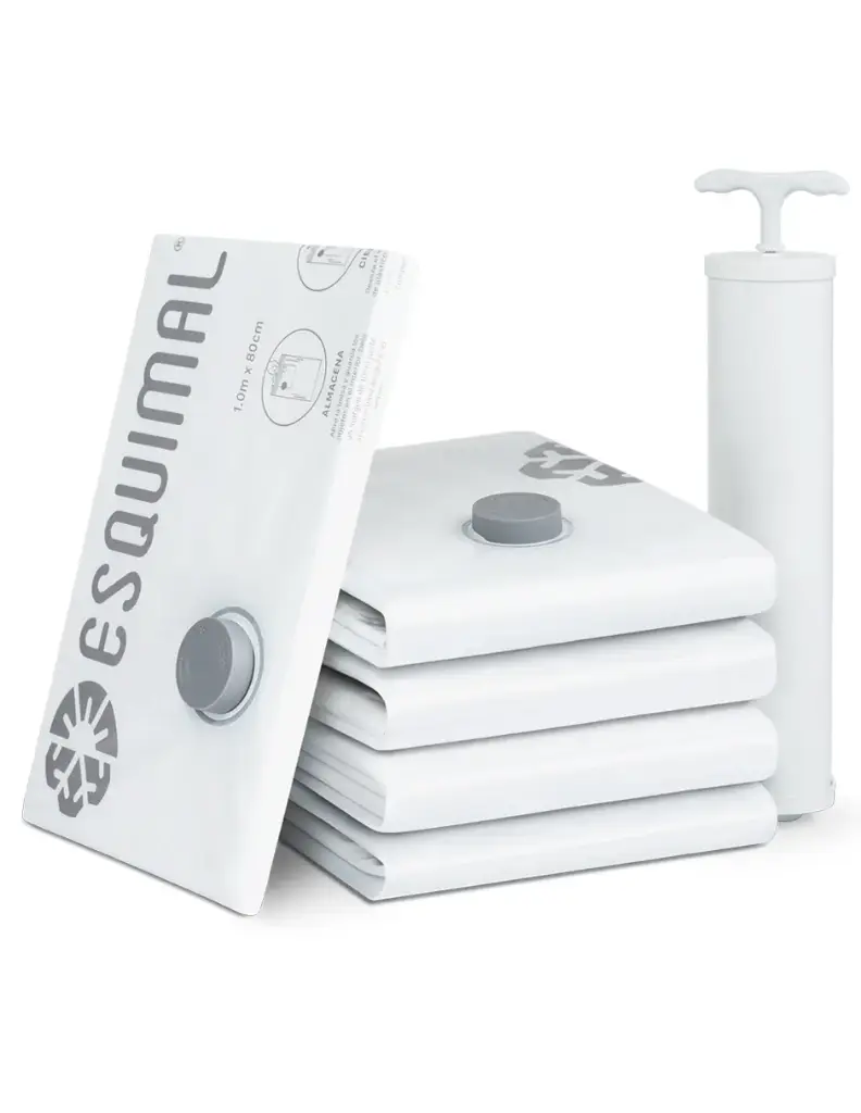 SET 6 BOLSAS DE ALMACENAMIENTO AL VACÍO CON BOMBA DE AIRE