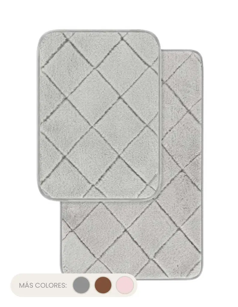 SET TAPETES DE BAÑO