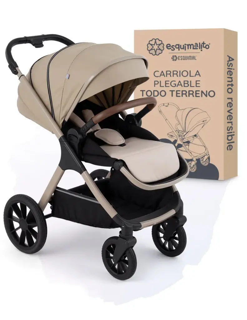 CARRIOLA PARA BEBÉ CON PLEGADO AUTOMÁTICO