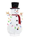 DECORACIÓN EXTERIOR MUÑECO DE NIEVE 1 PIEZA ESQUIMAL 62 cm * 48 cm * 120 cm 100% POL 