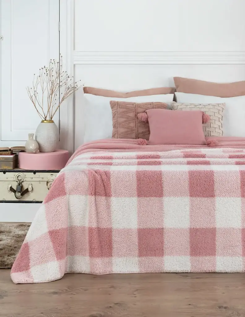 COBERTOR BORREGA DOBLE VISTA