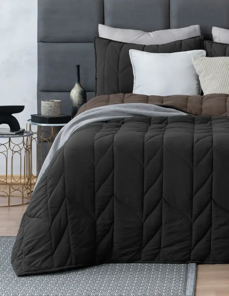 EDREDÓN DUVET TRENZADO OXFORD-CAFE