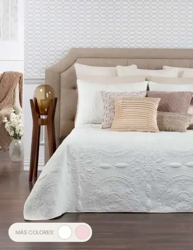 EDREDÓN LUXUS VELVET BORDADO CON RELIEVE