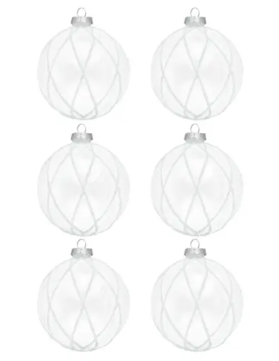 [CHCT443] ESFERAS DE CRISTAL ARLEQUIN 6 PIEZAS