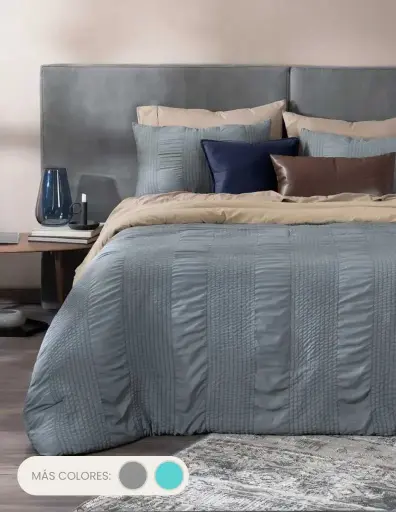 SET DE EDREDÓN LUXUS CORRUGADO