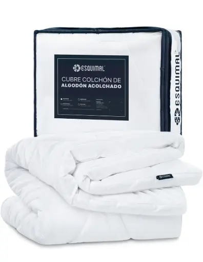 CUBRE COLCHÓN DE ALGODÓN ACOLCHADO