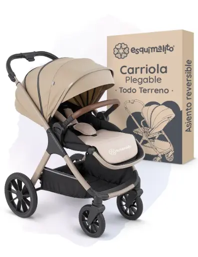 CARRIOLA PARA BEBÉ CON PLEGADO AUTOMÁTICO