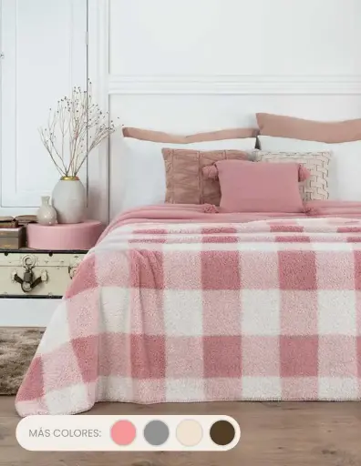 COBERTOR BORREGA DOBLE VISTA
