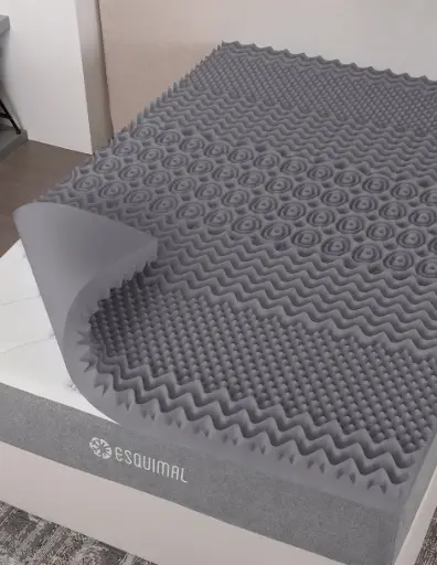 COLCHONETA MEMORY FOAM 7 ZONAS (esq) 7.6 CM