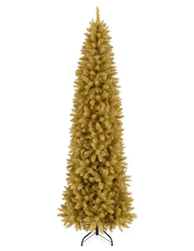 [MCT362] ÁRBOL DE NAVIDAD DORADO DELGADO PINO CANADIENSE