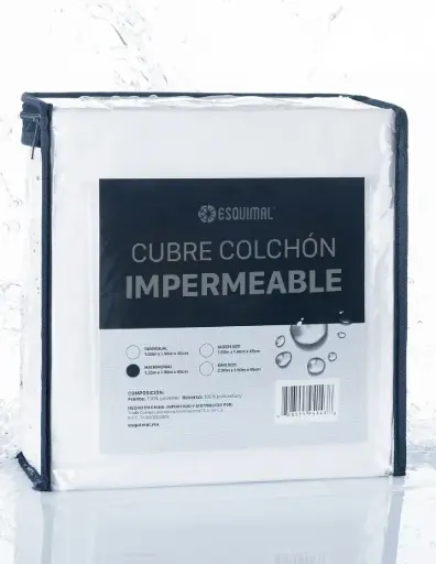CUBRE COLCHÓN IMPERMEABLE